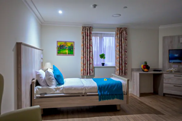 Premium short-term respite care suite at Forest Place Nursing Home, Buckhurst Hill