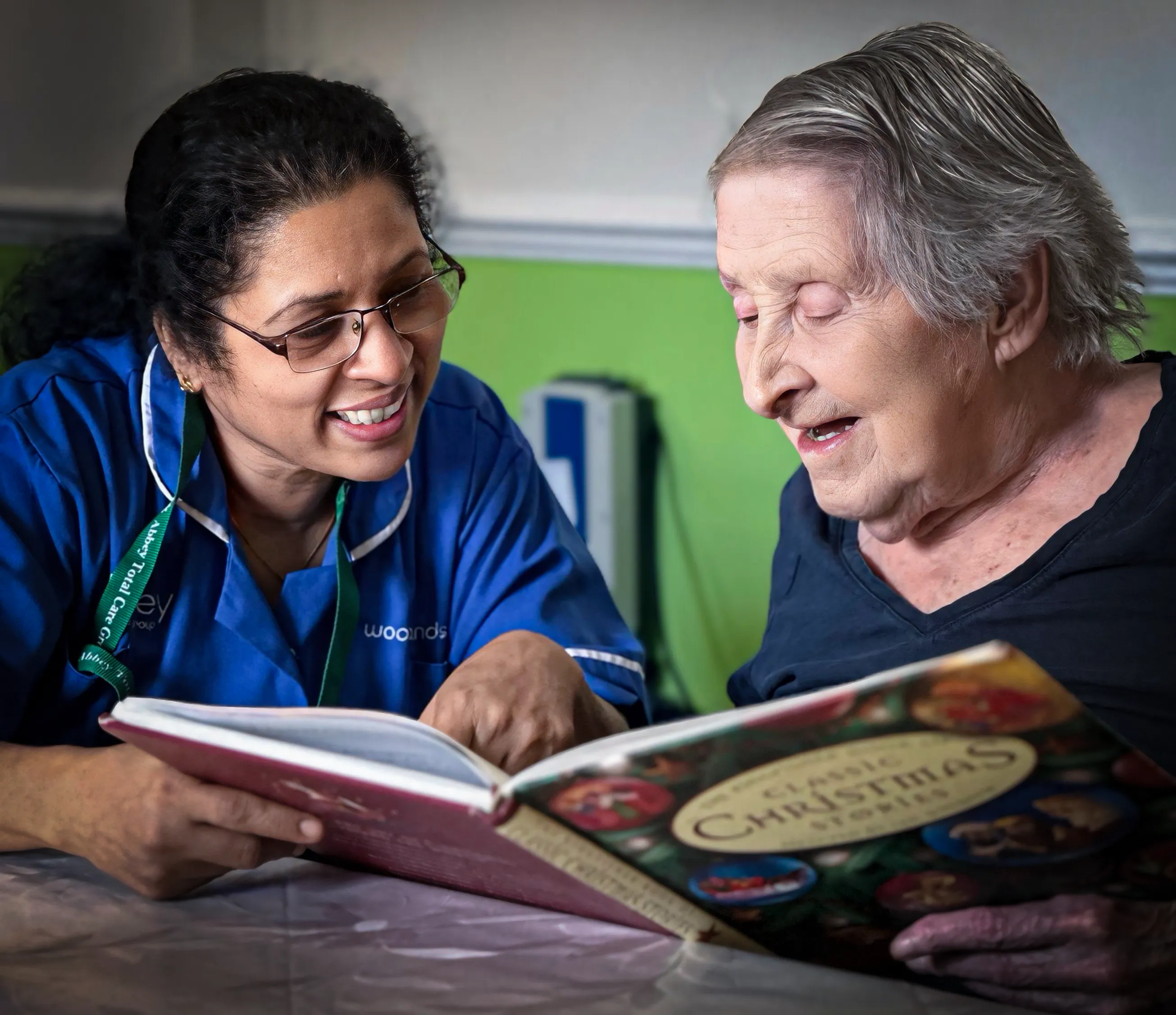 Care team demonstrating compassionate care